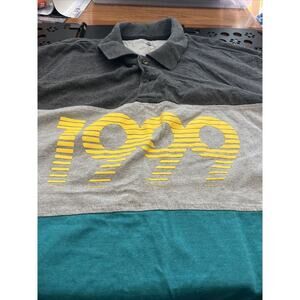 Rocawear “Sport-Roc 1999” Grey Green Polo Size‎ XXXL Polo Design Vintage 3xl